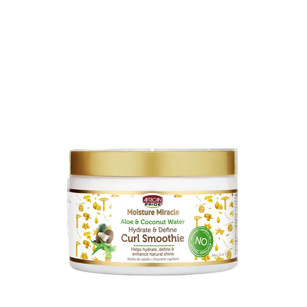 African Pride Moisture Miracle Aloe &amp; Coconut Water Curl Smoothie 12oz