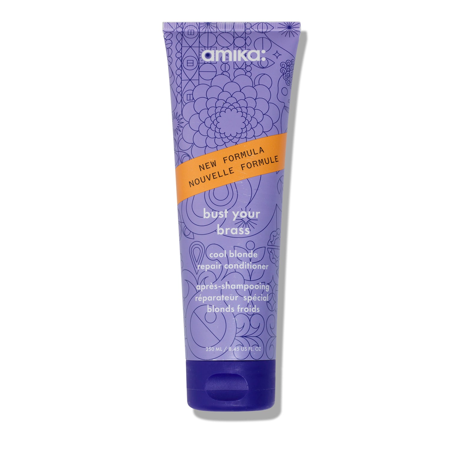 Amika Bust Your Brass Cool Blonde Repair Conditioner NEW FORMULA 250ML