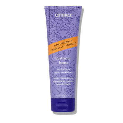 Amika Bust Your Brass Cool Blonde Repair Conditioner NEW FORMULA 250ML