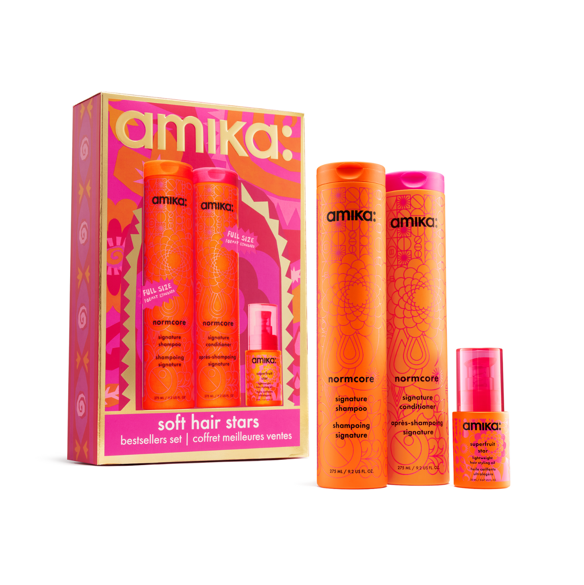 Amika Soft Hair Stars Bestsellers Set - 3pc