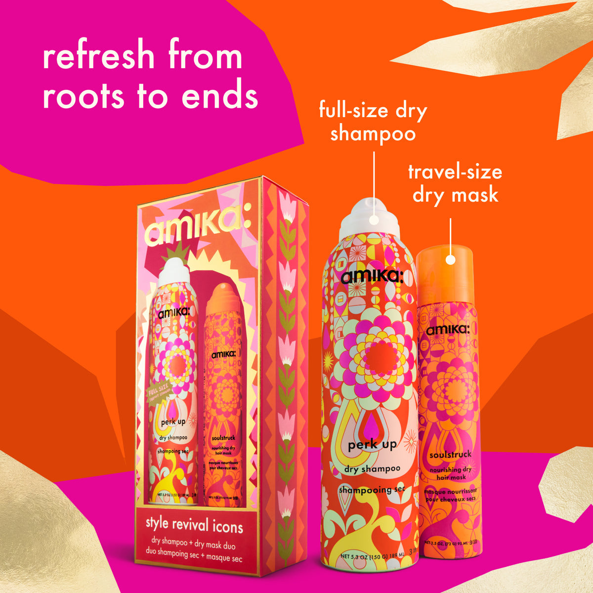 Amika Style Revivals Icons Set - 2pc