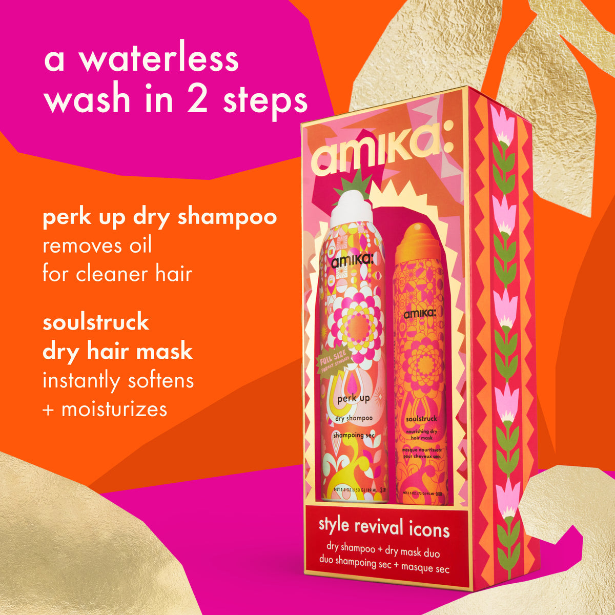 Amika Style Revivals Icons Set - 2pc