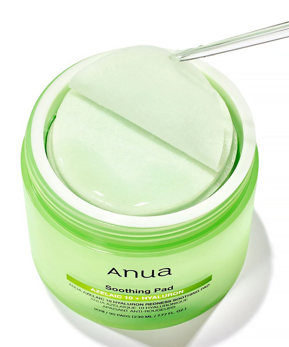 Anua Azelaic 10 Hyaluron Redness Soothing Pad - 90 pads (230ml)