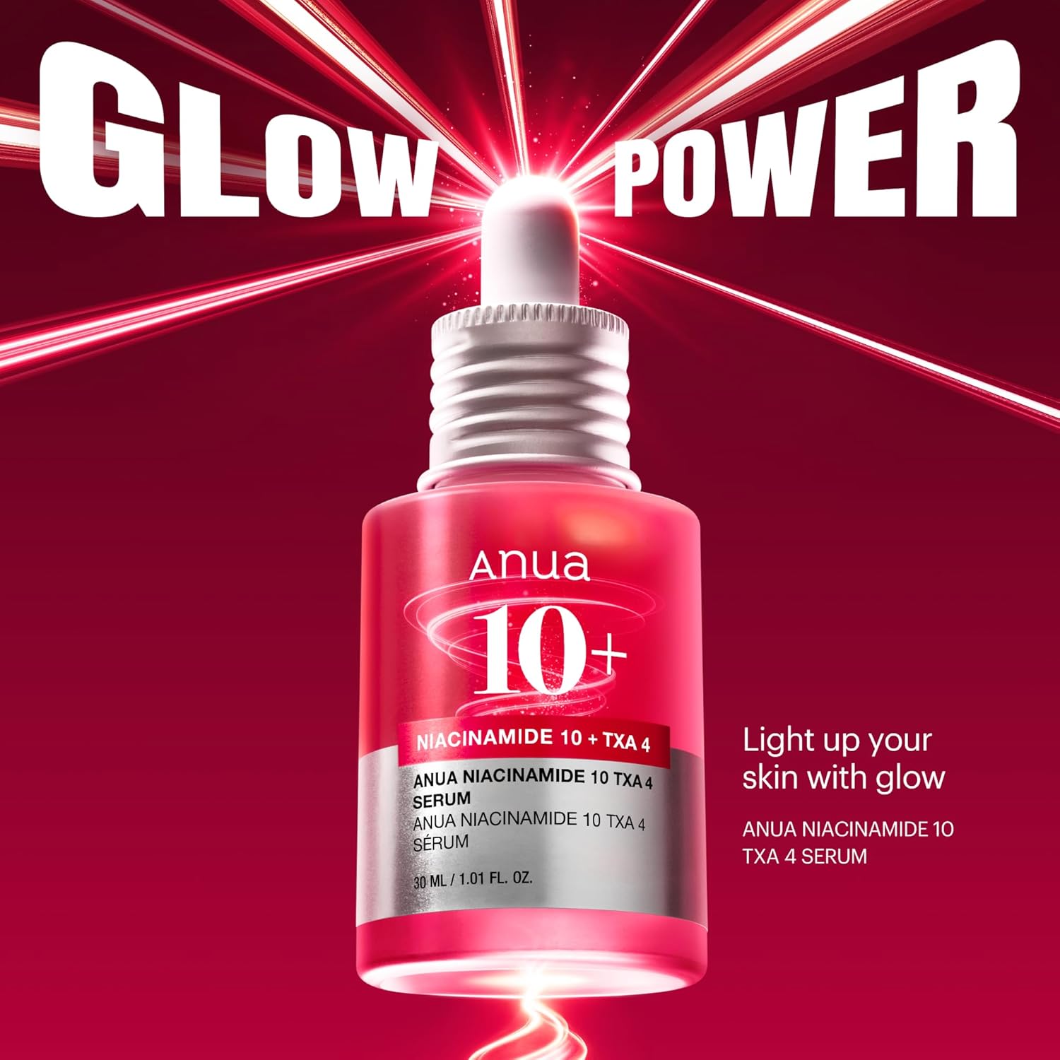 Anua Niacinamide 10% + TXA 4% Dark Spot Correcting Serum 30ml glow power