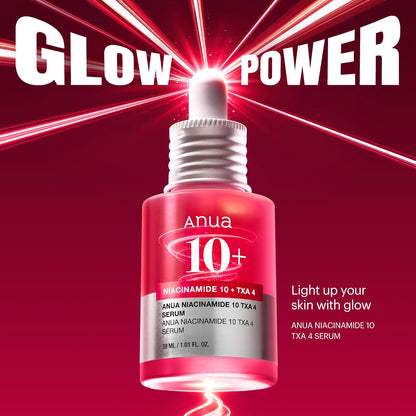 Anua Niacinamide 10% + TXA 4% Dark Spot Correcting Serum 30ml glow power