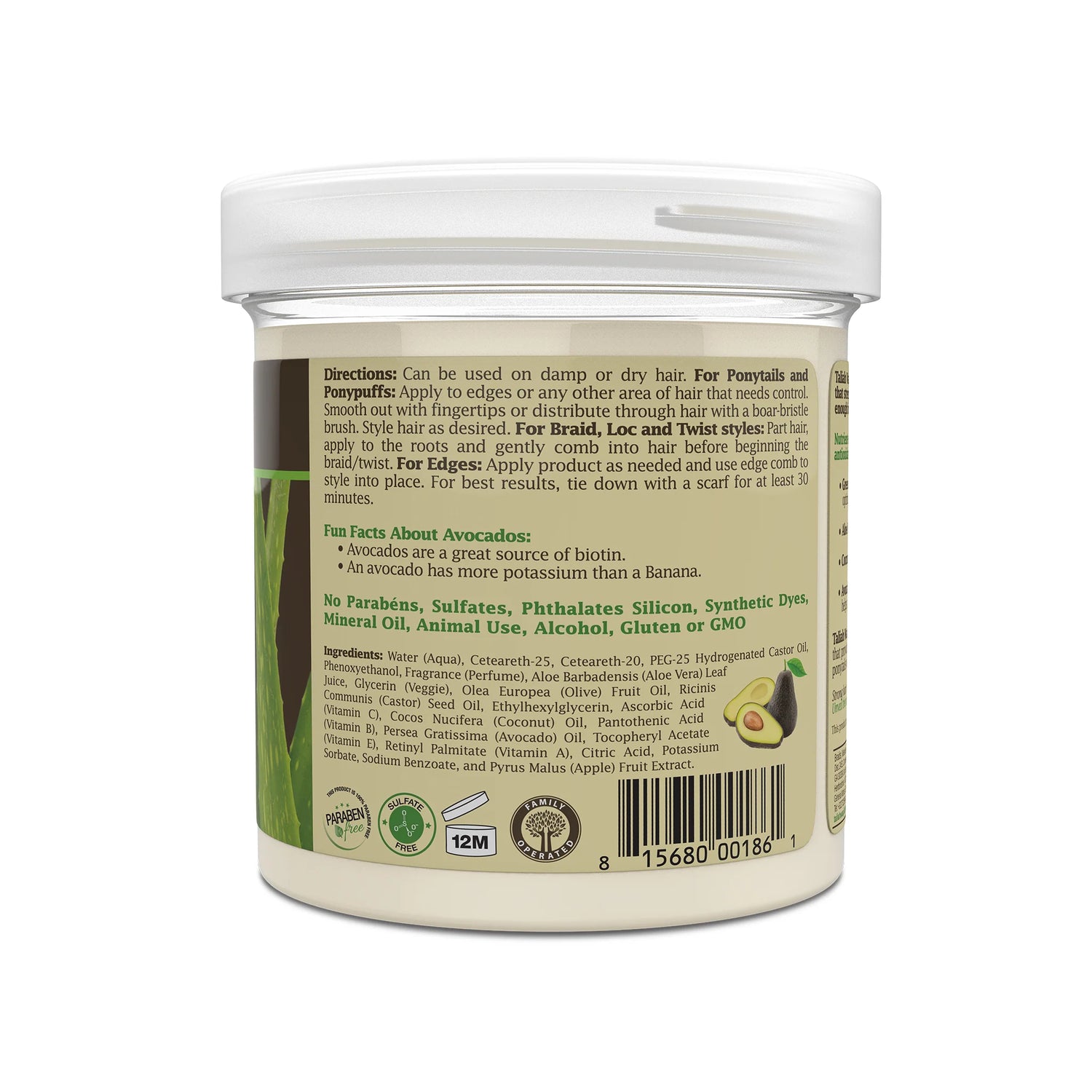 Taliah Waajid Green Apple &amp; Aloe Nutrition Miracle Hold Gel 16oz