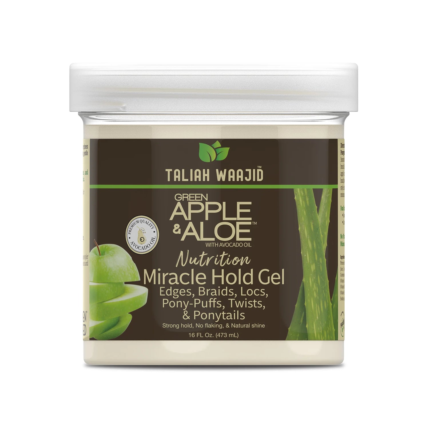 Taliah Waajid Green Apple &amp; Aloe Nutrition Miracle Hold Gel 16oz