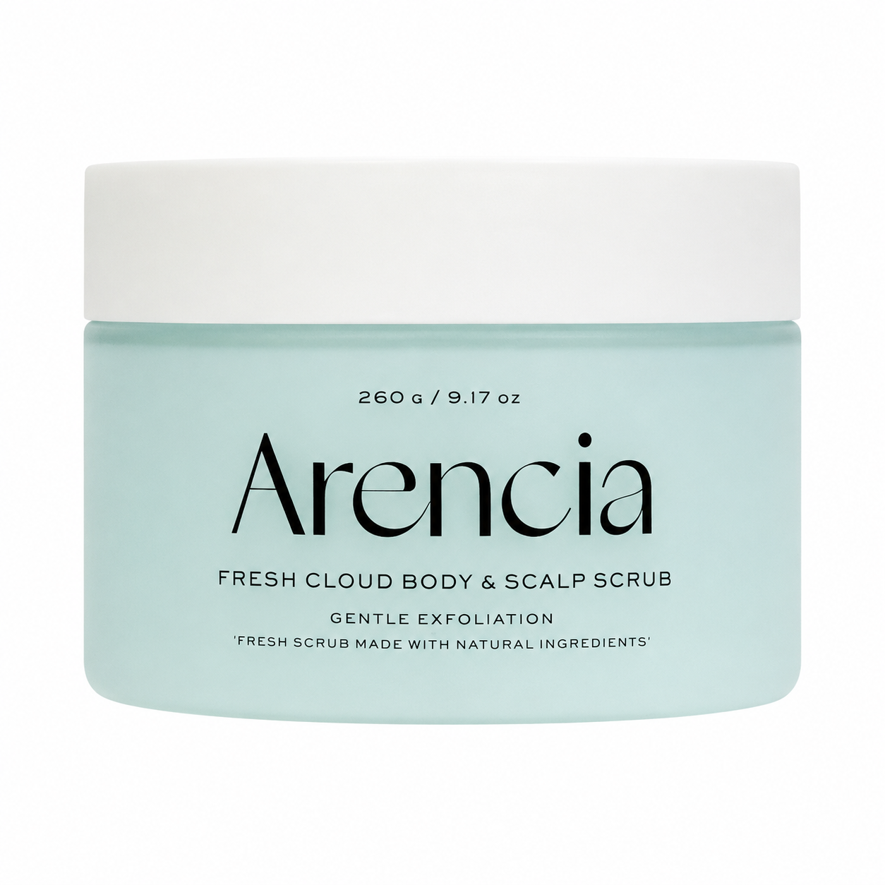 Arencia Fresh Cloud Body & Scalp Scrub French Mint & Lily 260g