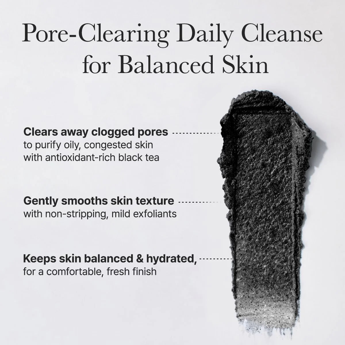 Arencia Black Tea Rice Mochi Cleanser 120g
