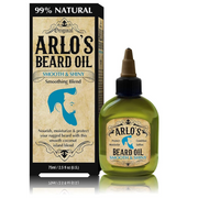 Arlo's Beard Oil Smooth & Shiny Smoothing Blend 75ml (2.5 fl oz) with a 99% natural formula to nourish, moisturise, condition and soften beards while adding a healthy shine.
