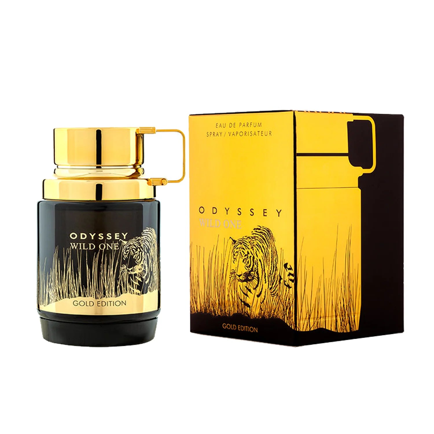 Armaf Odyssey Wild One Eau De Parfum 100ml box and bottle on a white background