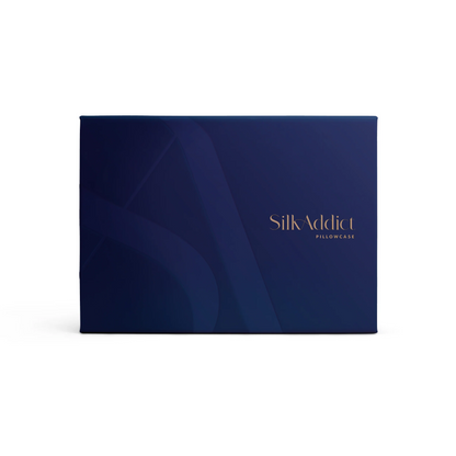 Silk Addict 100% Mulberry Silk Pillowcase - Navy