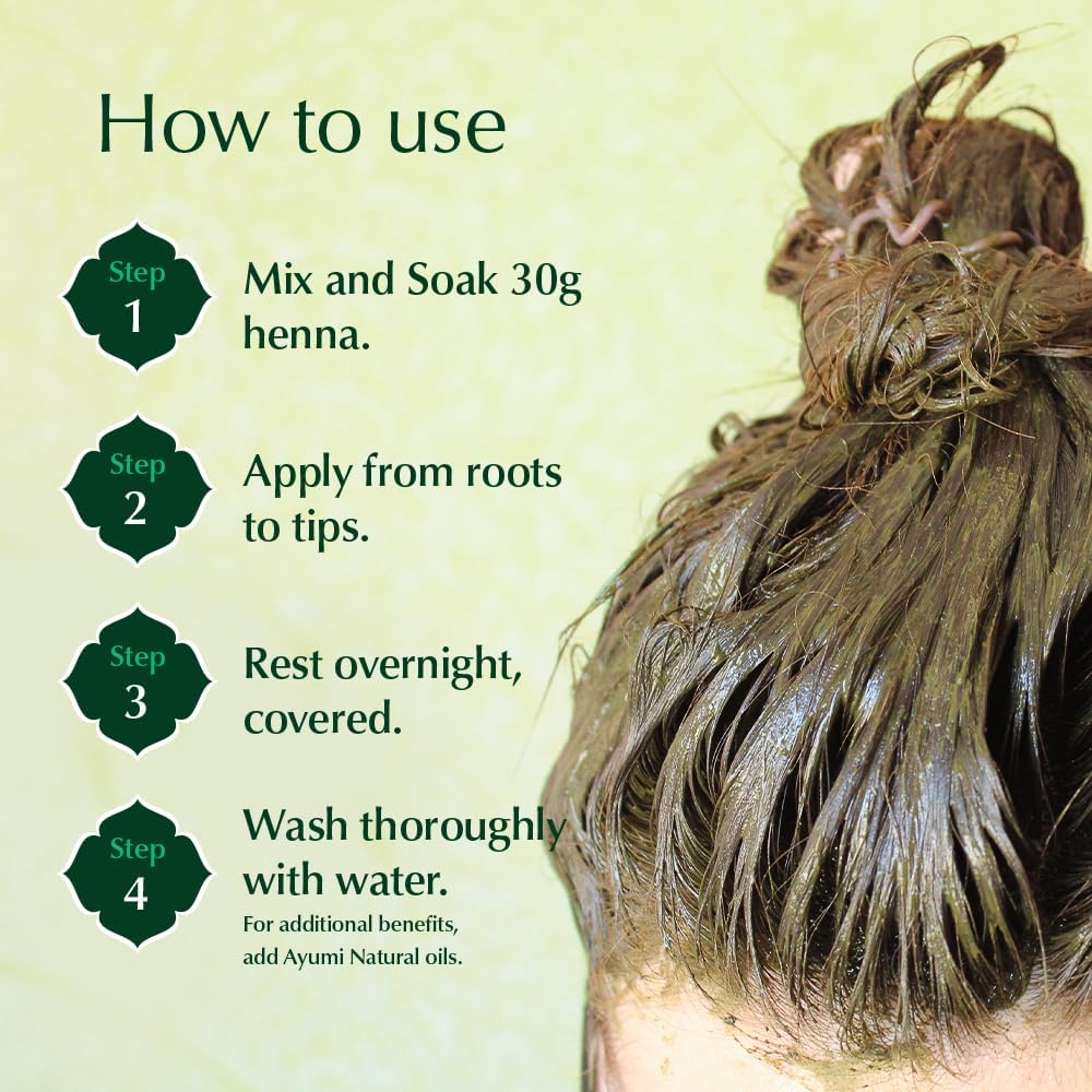 Ayumi Herbal Henna for Hair + 9 Himalayan Herbs 150g