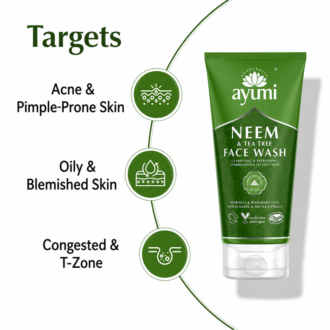 Ayumi Oil Control Clarifying Face Wash 150ml