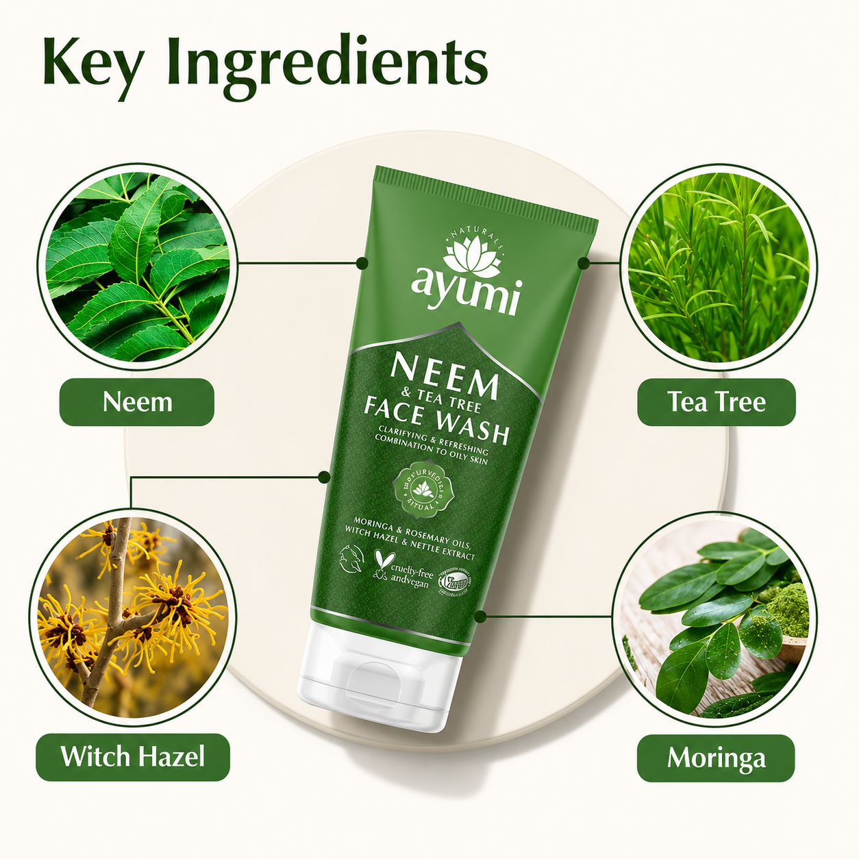 Ayumi Oil Control Clarifying Face Wash 150ml