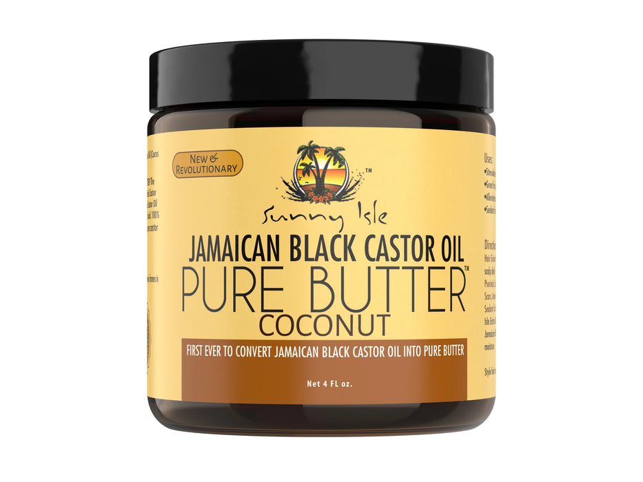 Sunny Isle Jamaican Black Castor Oil Pure Butter with Coconut Oil 4oz