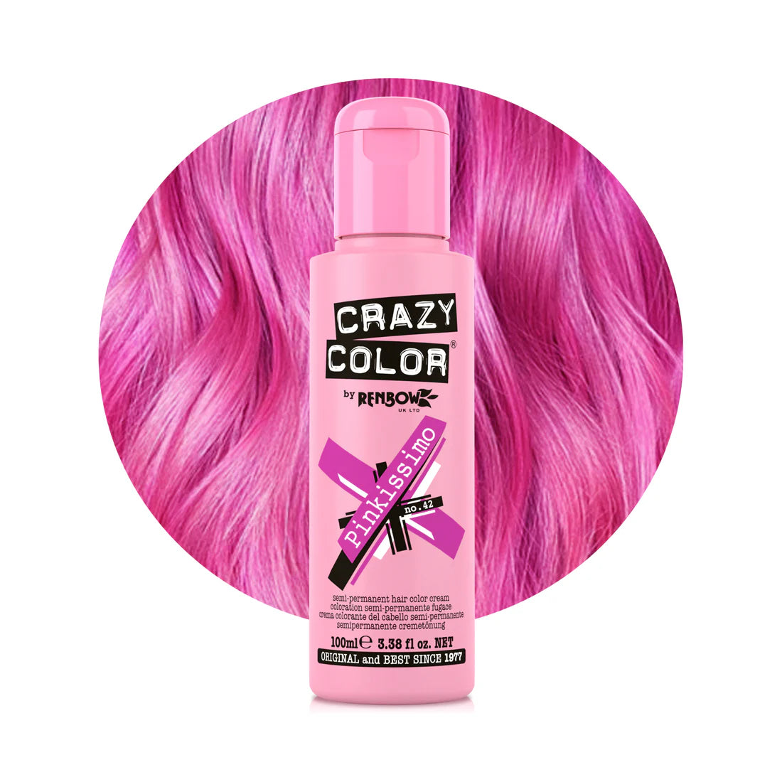 Crazy Color Semi Permanent Hair Dye 100ml