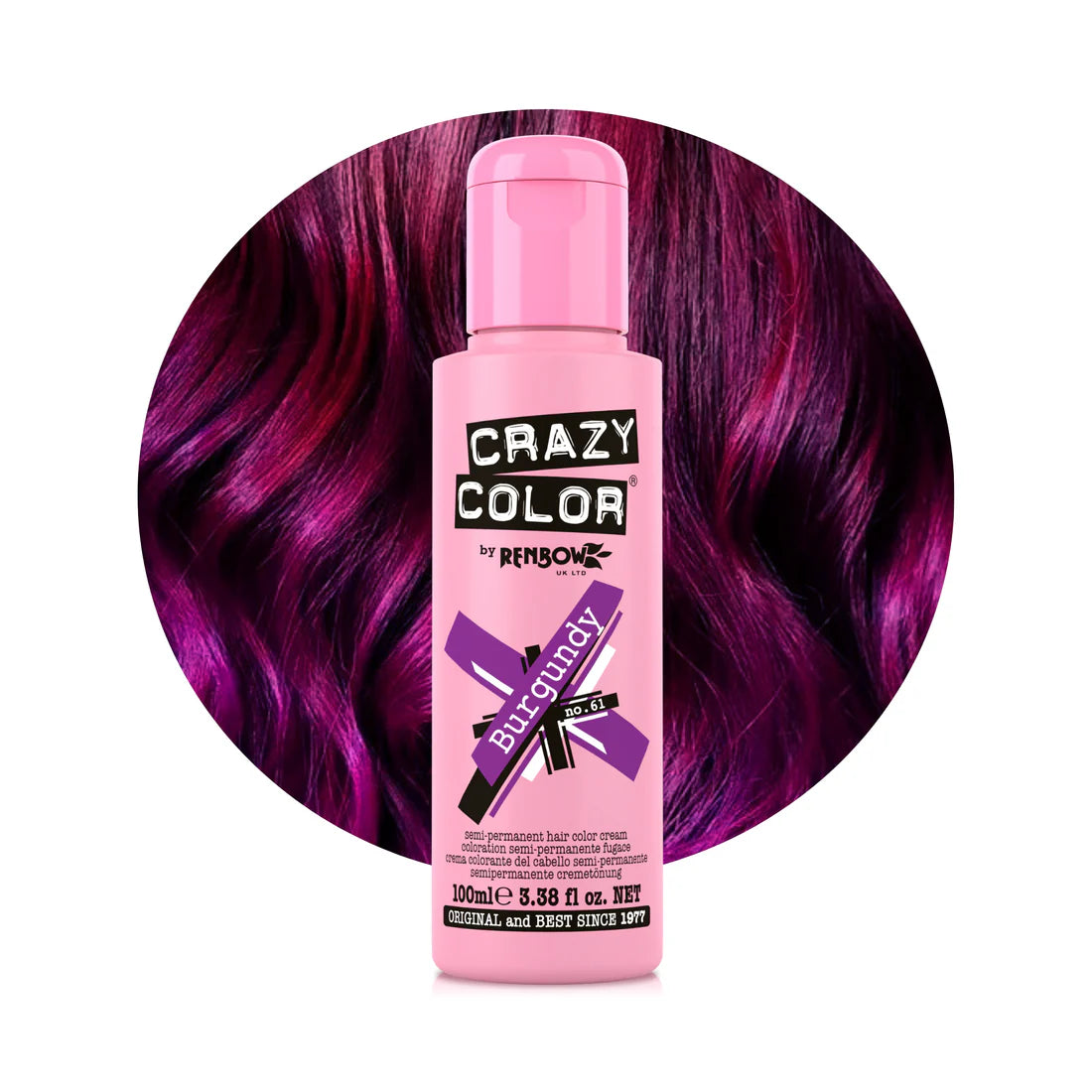 Crazy Color Semi Permanent Hair Dye 100ml