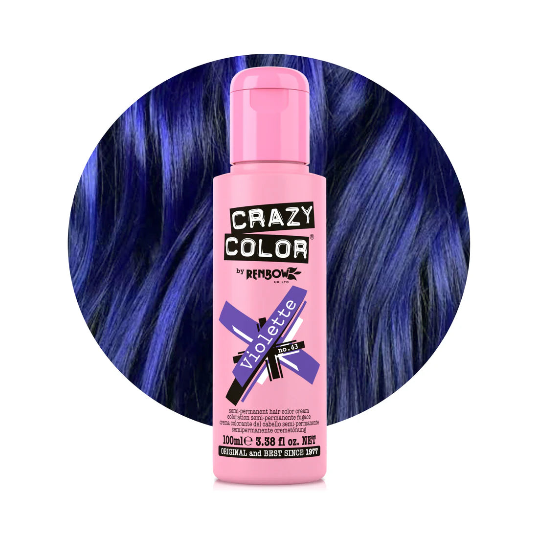 Crazy Color Semi Permanent Hair Dye 100ml