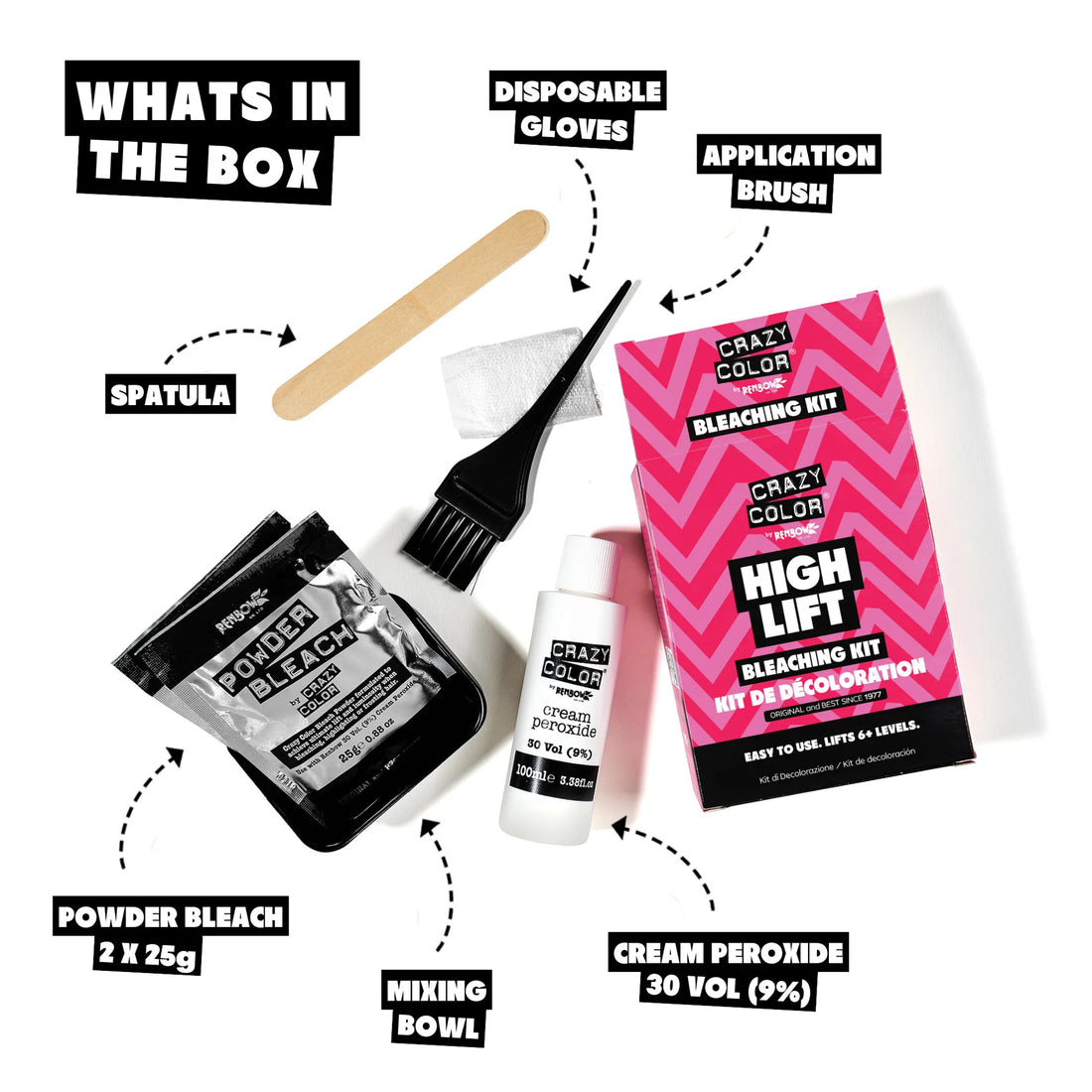 Crazy Color High Lift Bleaching Kit