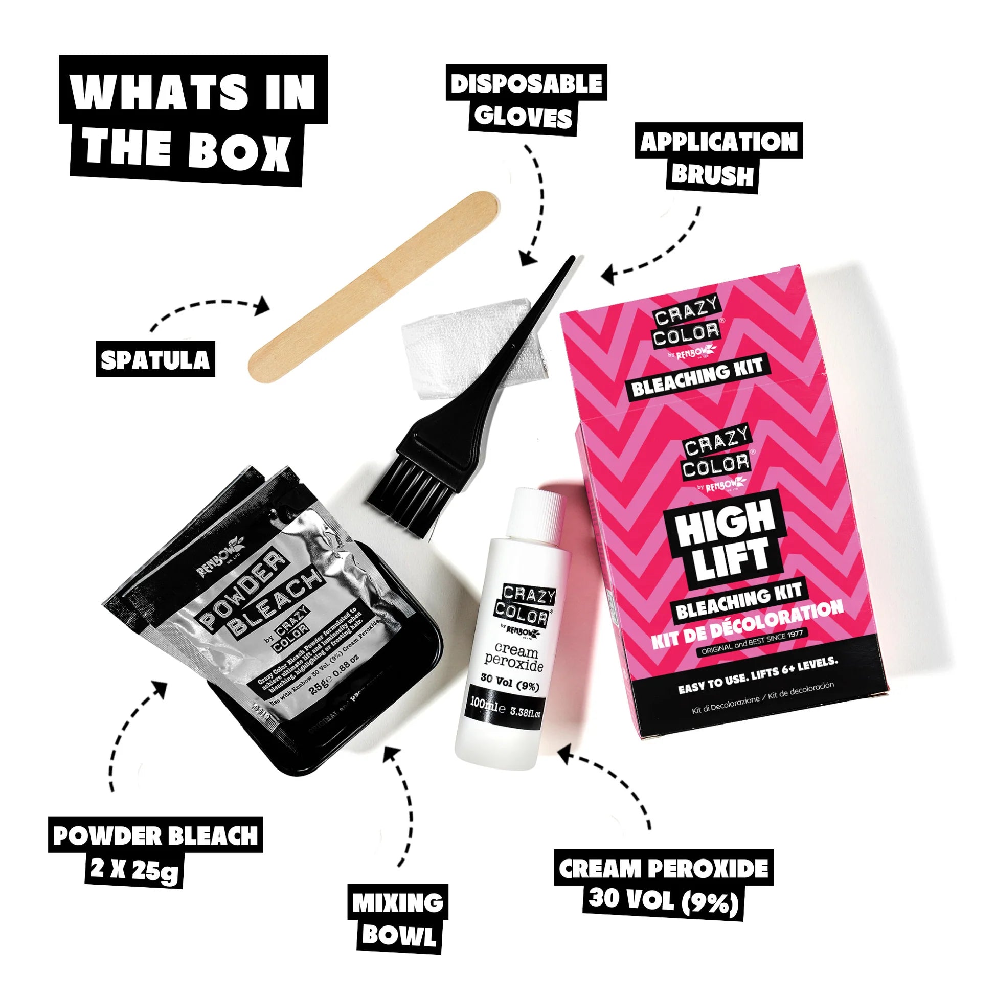 Crazy Color High Lift Bleaching Kit