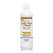 Creme of Nature Butter Blend & Flaxseed Double Duty Detangle & Slip Rinse-Out & Leave-In Conditioner 12oz