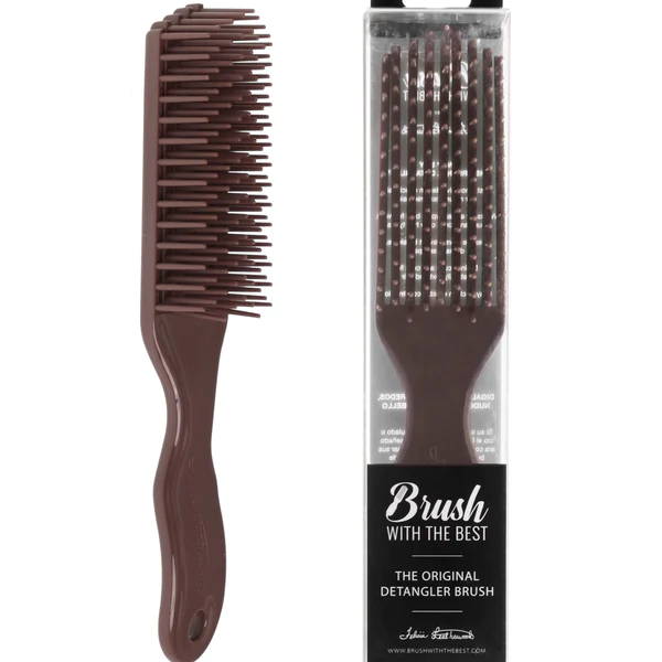 Brush With The Best Felicia Leatherwood Detangler Brush Chocolate