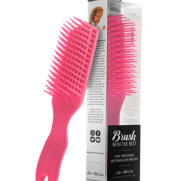 Brush With The Best - Felicia Leatherwood Detangler Brush - Pink