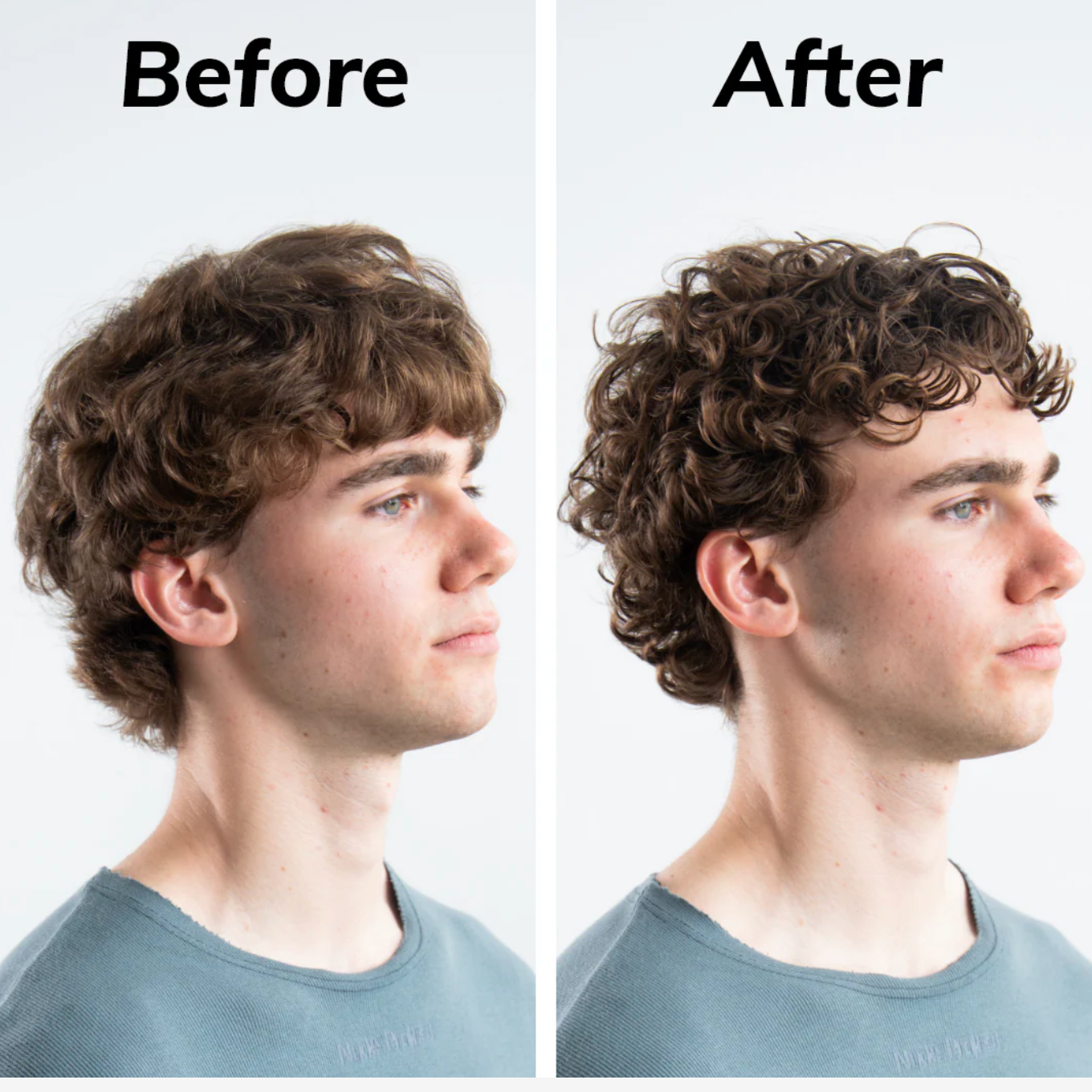 BSSET Wavy Curl Cream 300ml before and after