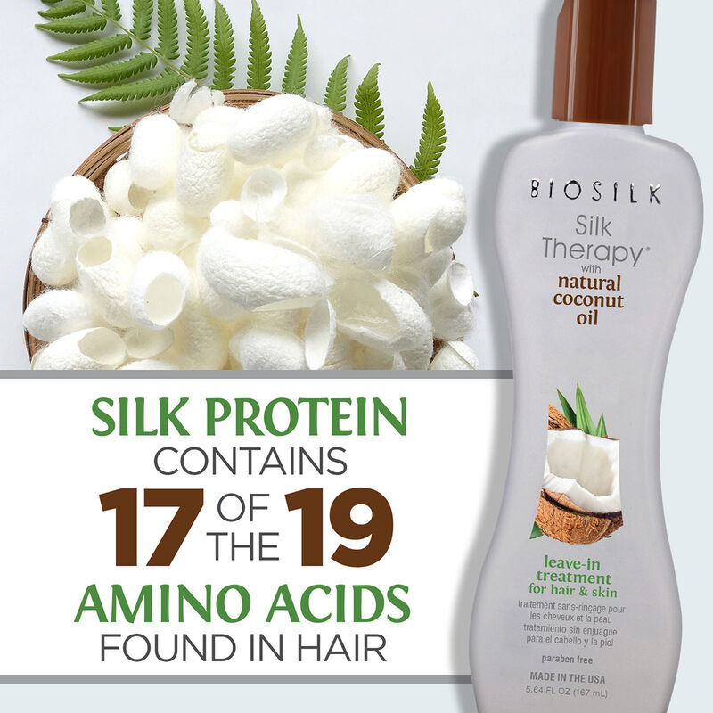 BioSilk Silk Therapy With Natural Coconut Oil Leave-In Treatment