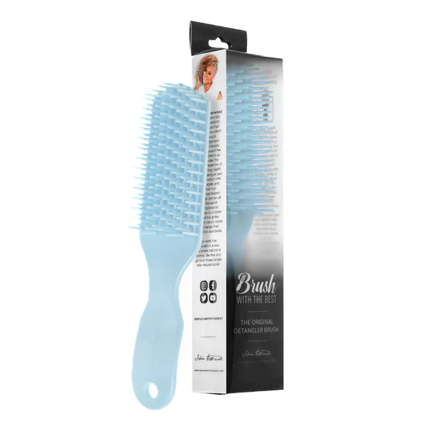Brush With The Best - Felicia Leatherwood Detangler Brush - Sky Blue