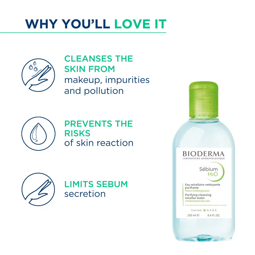 Bioderma Sebium Purifying Micellar Water 500ml