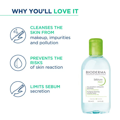 Bioderma Sebium Purifying Micellar Water 500ml