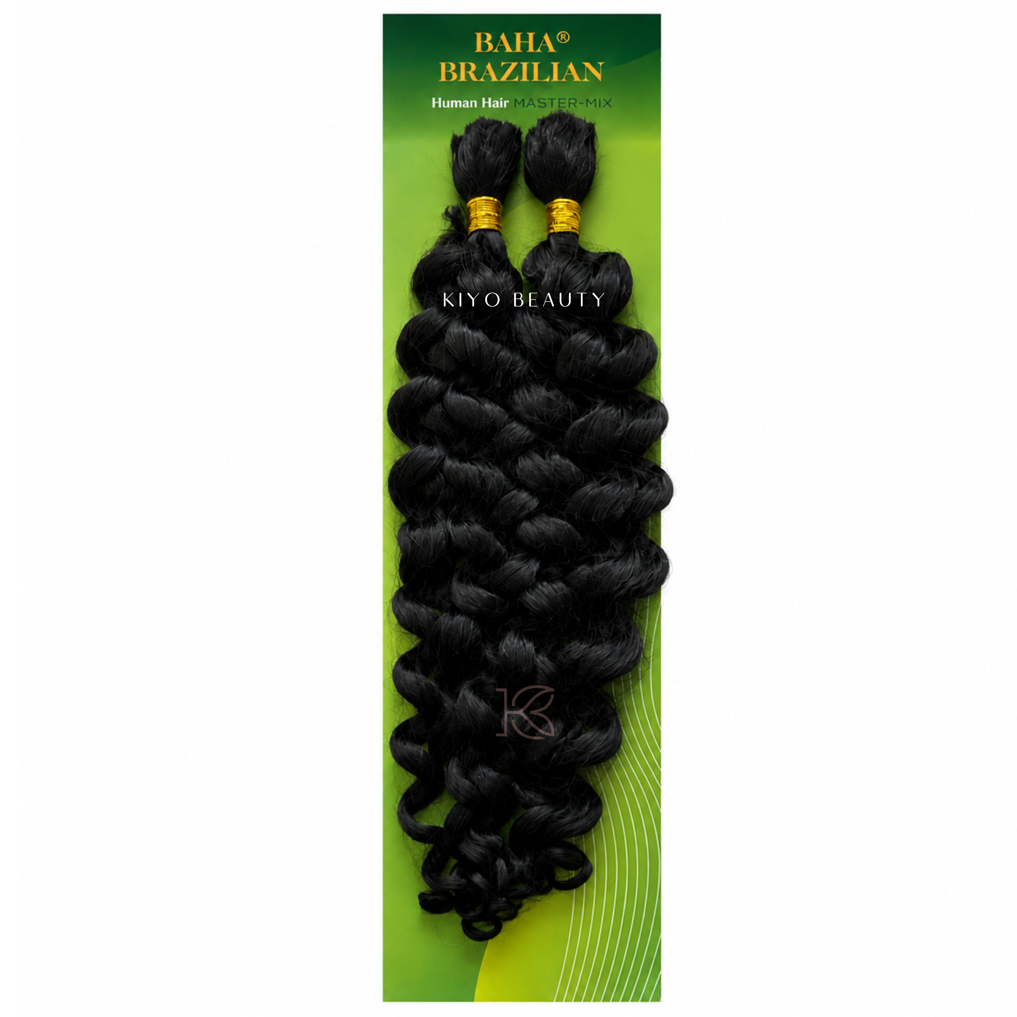 Baha Brazilian Human Hair Master Mix Burmese Curl 18" (1)