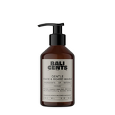 Bottle of Bali Gents Gentle Face & Beard Wash on a white background