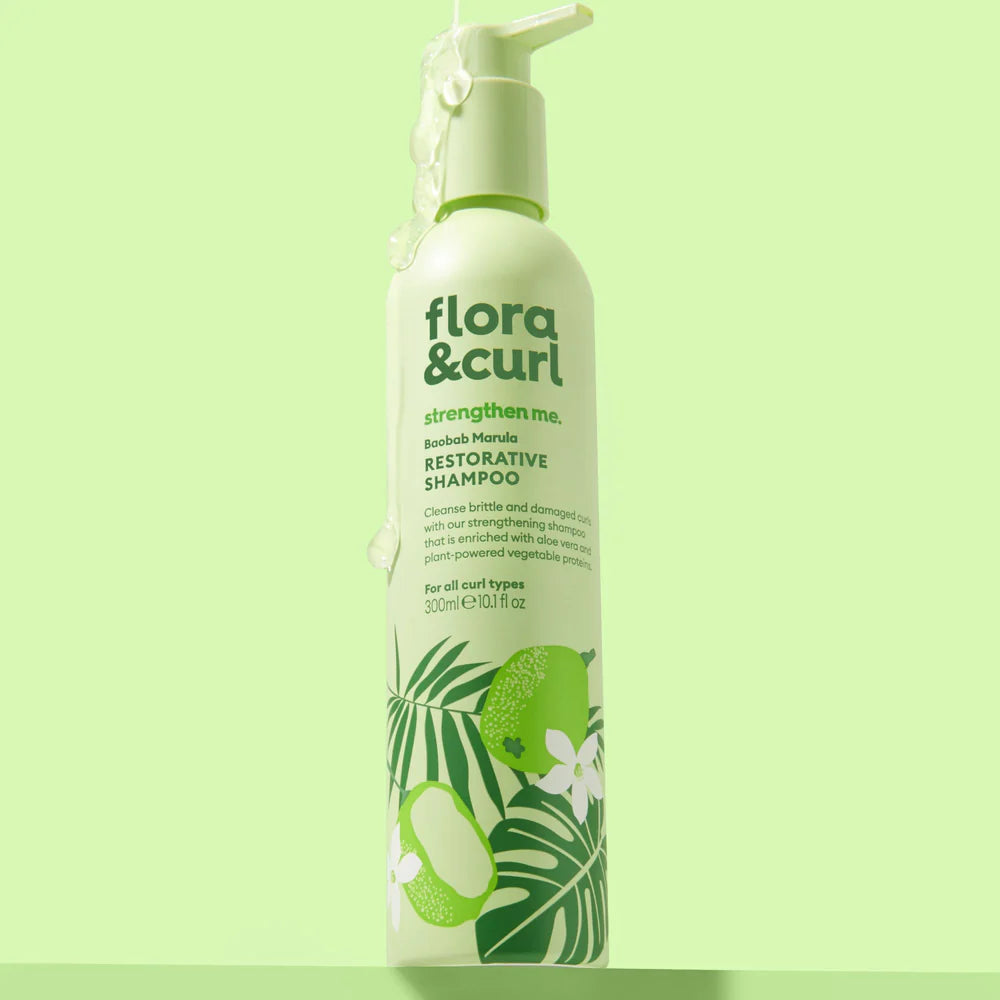 Flora & Curl Baobab Marula Restorative Shampoo 300ml