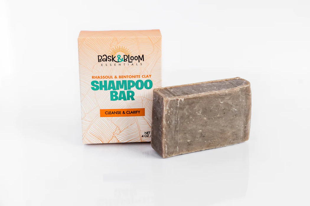 Bask & Bloom Rhassoul & Bentonite Clay Shampoo Bar 4oz