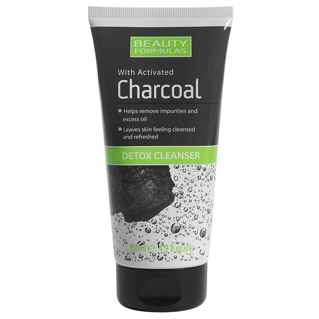 Beauty Formulas Activated Charcoal Detox Cleanser 150ml