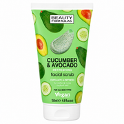 Beauty Formulas Cucumber & Avocado Refreshing Facial Scrub 150ml