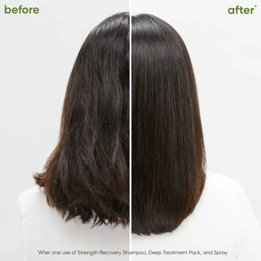 Biolage Professional Strength Recovery Shampoo 400ml before and after using full range