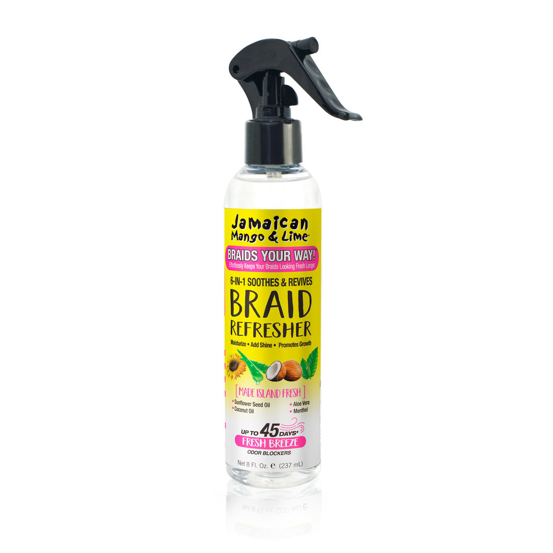 Jamaican Mango & Lime 6-in-1 Soothes & Revives Braid Refresher 8oz