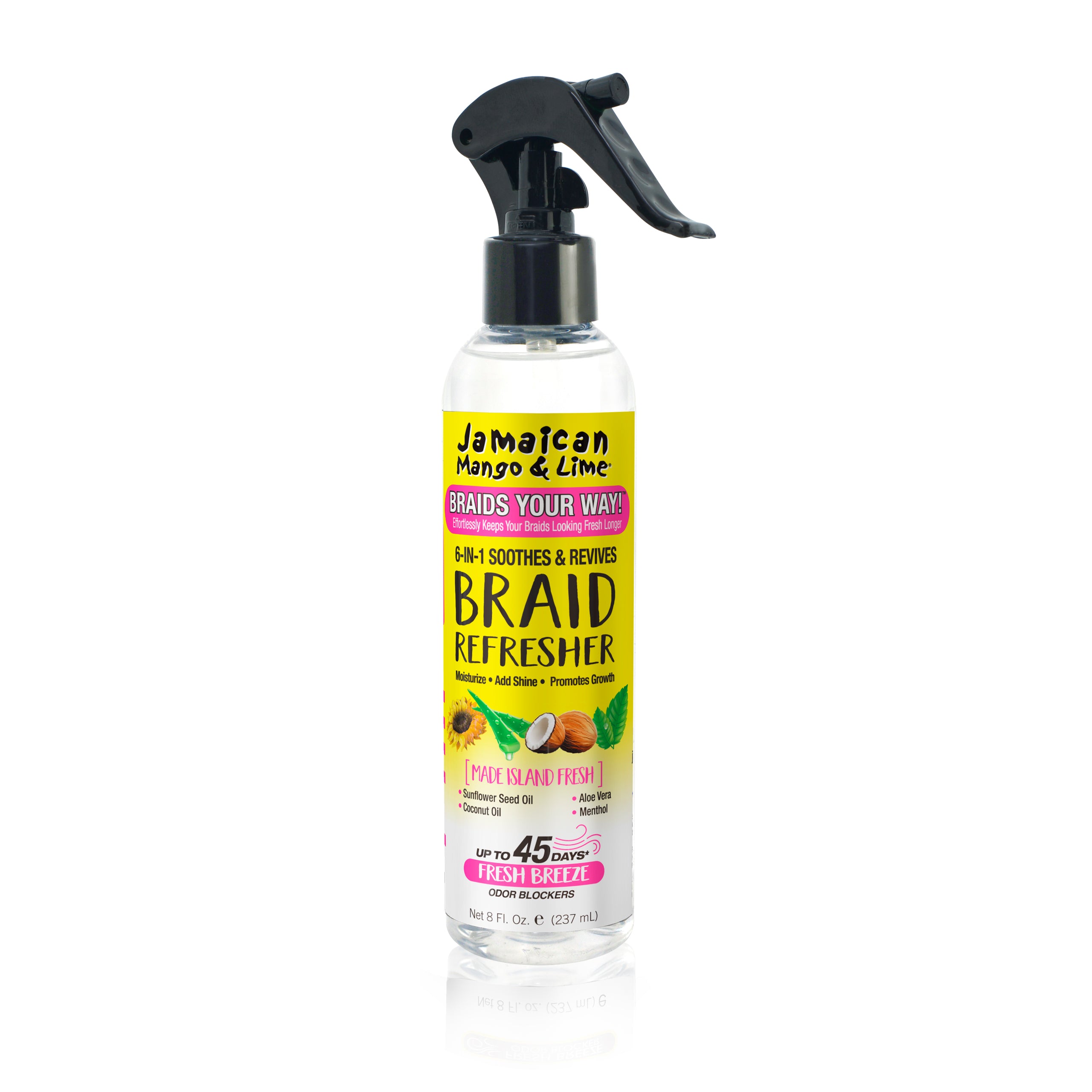 Jamaican Mango & Lime 6-in-1 Soothes & Revives Braid Refresher 8oz