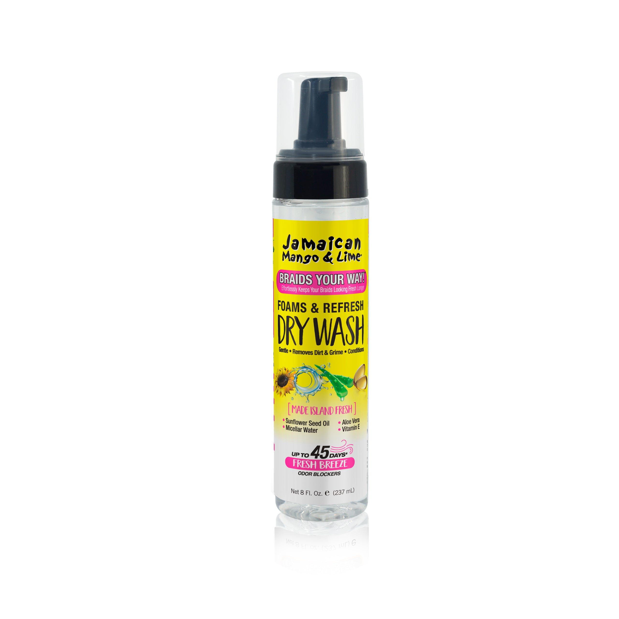 Jamaican Mango & Lime Foams & Refresh Dry Wash 8oz