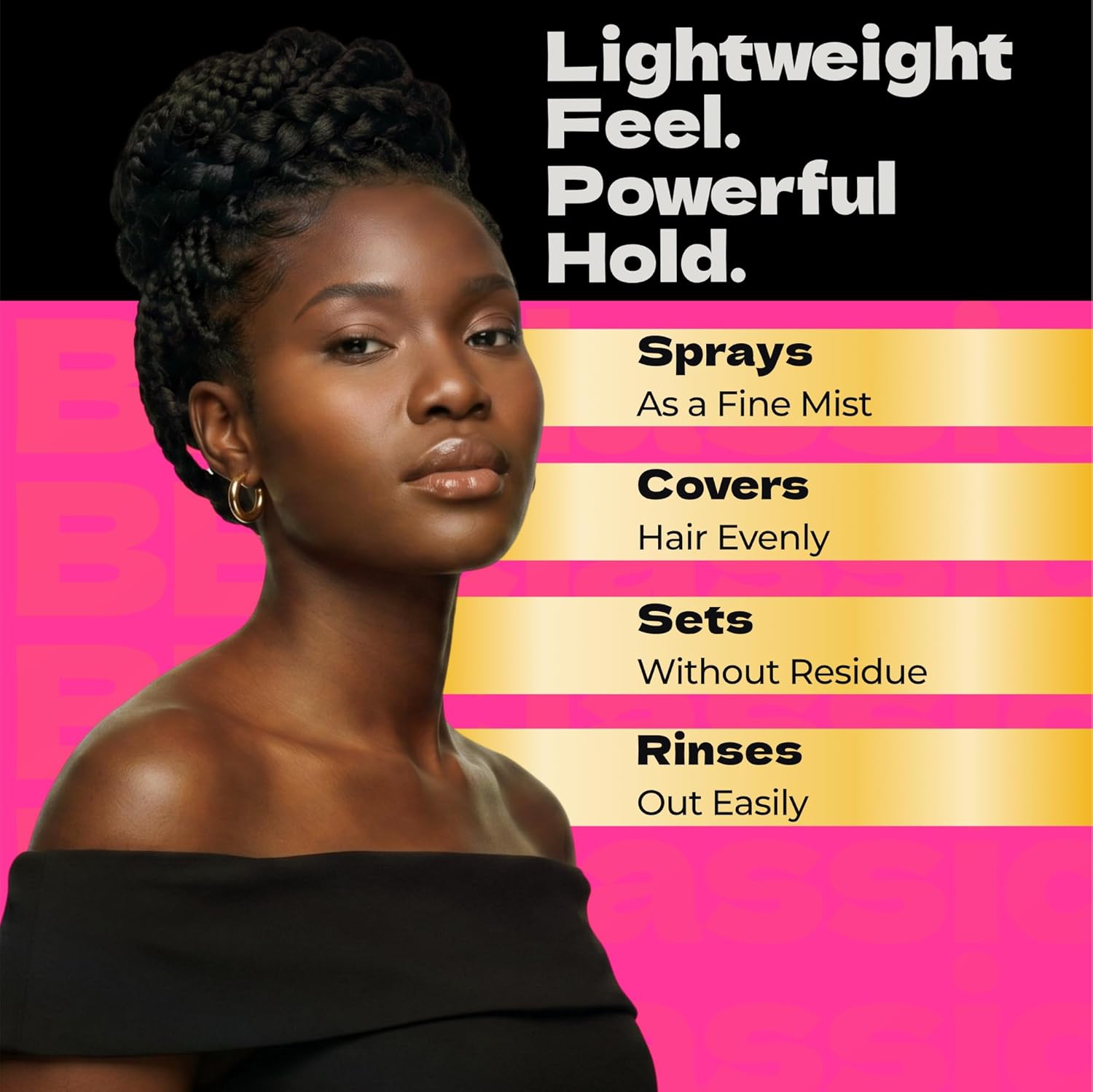Bronner Bros. Pump It Up Gold Styling Spritz Super Hold 8oz