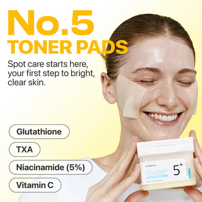 Numbuzin No.5 Vitamin-Niacinamide Concentrated Toner Pads 70 pads