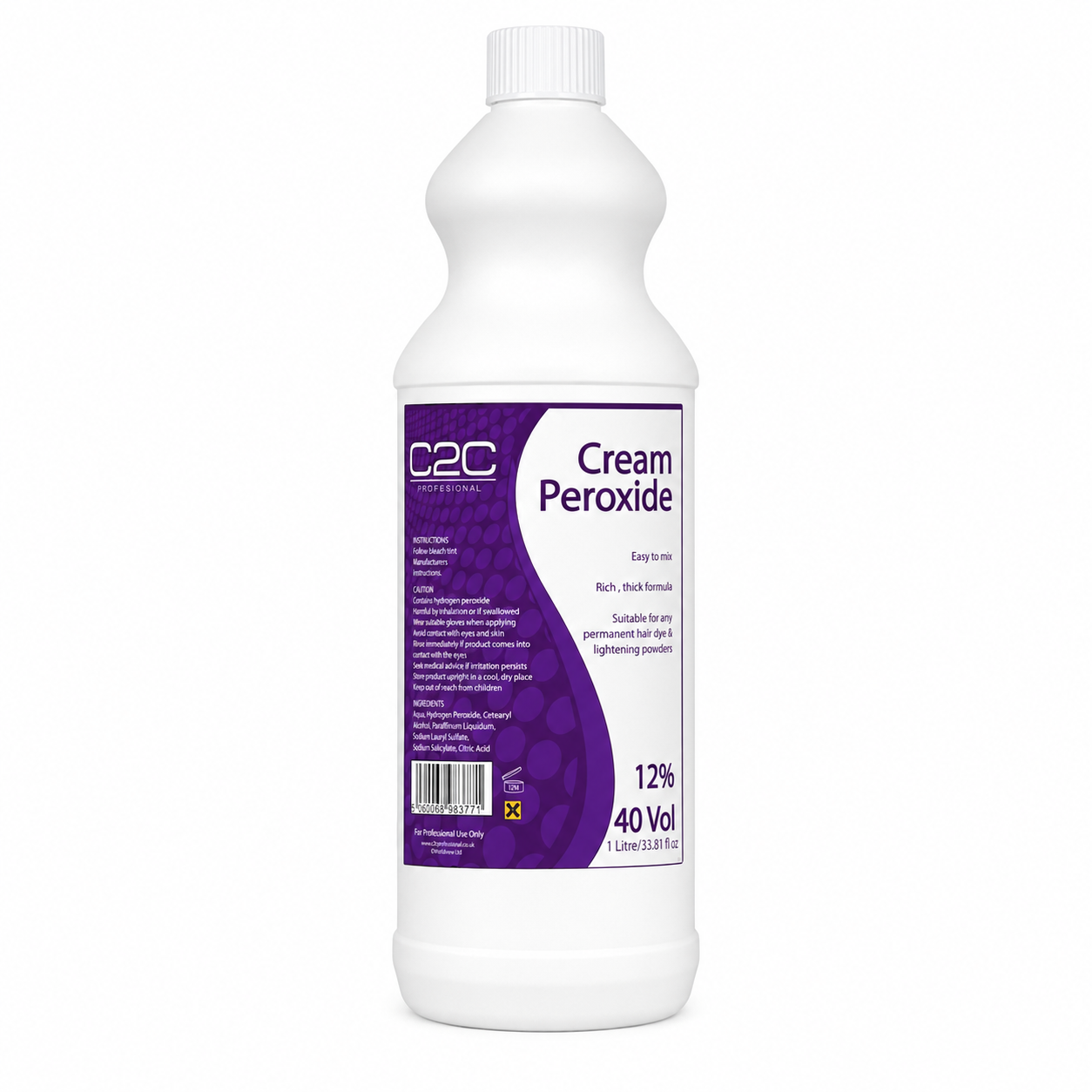 C2C Professionals Cream Peroxide 1L 12% 40vol