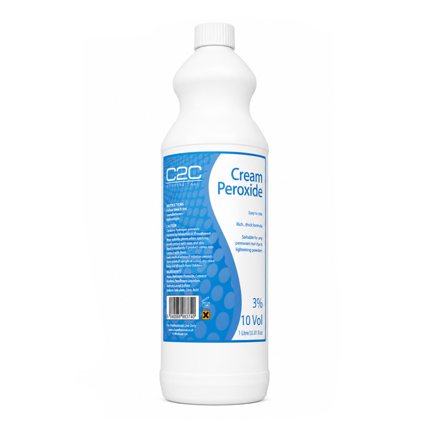 C2C Professionals Cream Peroxide 1L 3% 10vol