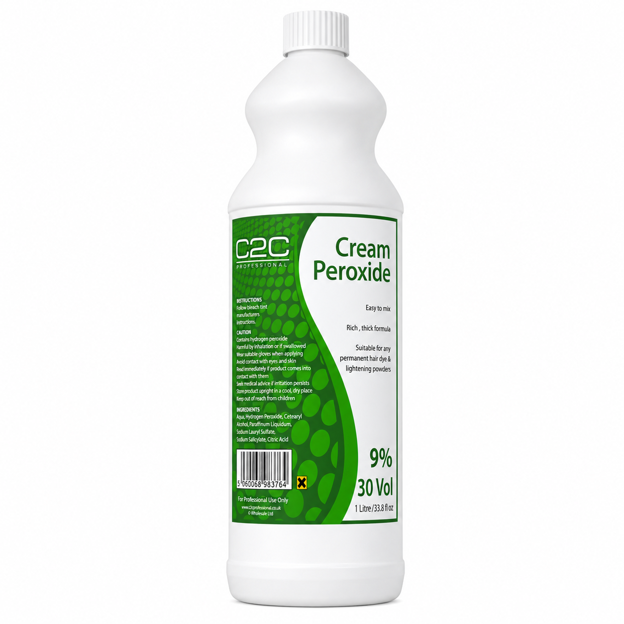 C2C Professionals Cream Peroxide 1L 9% 30vol