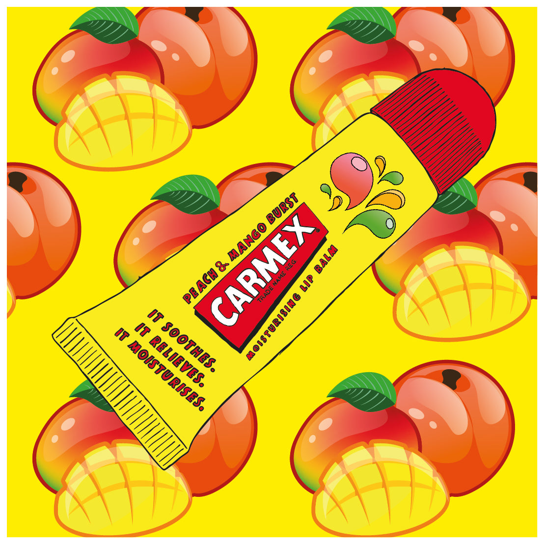 Carmex Peach & Mango Tube 10g