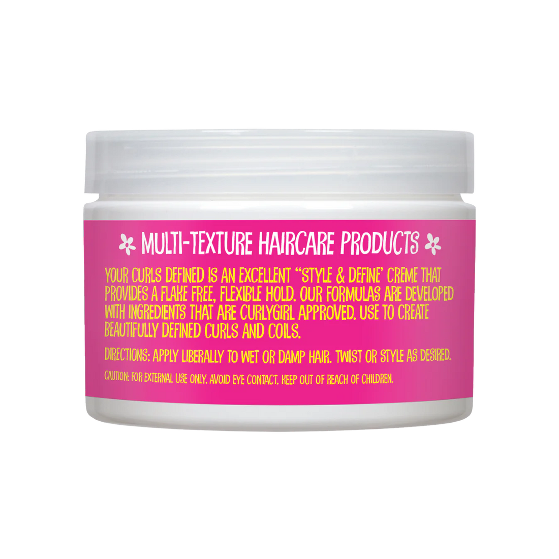 CurlyChic Your Curls Defined Flexible Hold Twisting Curling Creme 12oz